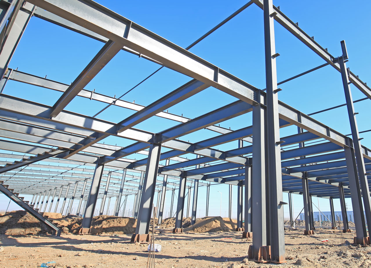 structural wall frame for new building construction